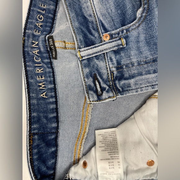 American Eagle Airflex 360 Patched Stacked Skinny Jean - Picture 5 of 7